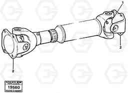 24288 Propeller shaft L50 L50 S/N -6400/-60300 USA, Volvo Construction Equipment