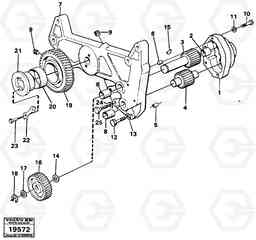 15395 Oil pump L50 L50 S/N -6400/-60300 USA, Volvo Construction Equipment