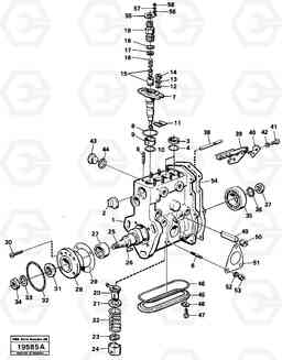 90936 Injection pump L70 L70 S/N -7400/ -60500 USA, Volvo Construction Equipment