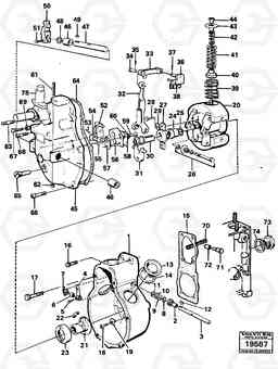 75967 Centrifugal governor L50 L50 S/N -6400/-60300 USA, Volvo Construction Equipment