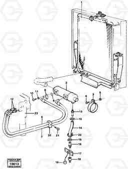 85811 Oil cooler L50 L50 S/N -6400/-60300 USA, Volvo Construction Equipment