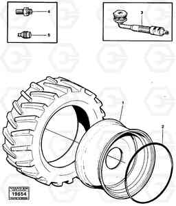 20471 Wheel L50 L50 S/N -6400/-60300 USA, Volvo Construction Equipment