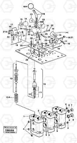 99254 Servo valve L160 VOLVO BM L160, Volvo Construction Equipment