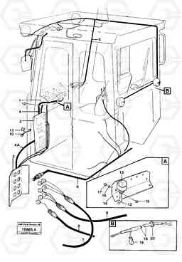 643 Electrical system cab L30 L30, Volvo Construction Equipment