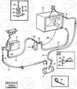 22984 Air conditioning. L50 L50 S/N -6400/-60300 USA, Volvo Construction Equipment