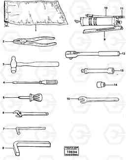 47041 Tools L50 L50 S/N -6400/-60300 USA, Volvo Construction Equipment