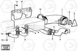 20607 Auxiliary fresh air outlet. L70 L70 S/N -7400/ -60500 USA, Volvo Construction Equipment