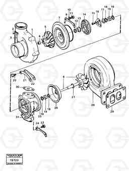 13032 Turbo-compressor. L50 L50 S/N -6400/-60300 USA, Volvo Construction Equipment