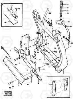 16552 Tool bar. L50 L50 S/N -6400/-60300 USA, Volvo Construction Equipment