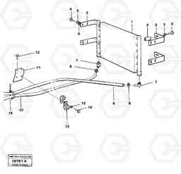 85902 Hydraulic oil cooler L30 L30, Volvo Construction Equipment