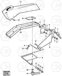 11350 Comfort drive control, foldable arm rest L120 Volvo BM L120, Volvo Construction Equipment