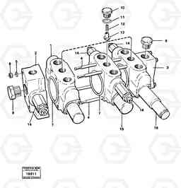 27929 Control valve L30 L30, Volvo Construction Equipment