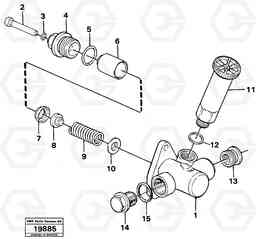 105673 Feed pump L120 Volvo BM L120, Volvo Construction Equipment