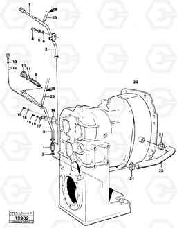 77645 Transfer case filler pipe L50 L50 S/N -6400/-60300 USA, Volvo Construction Equipment