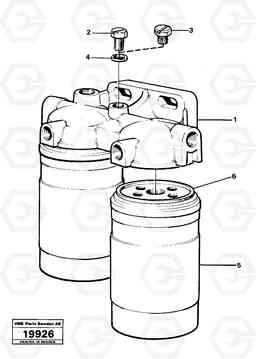 16915 Fuel filter 4600 4600, Volvo Construction Equipment