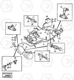 35166 Brake system. L50 L50 S/N -6400/-60300 USA, Volvo Construction Equipment