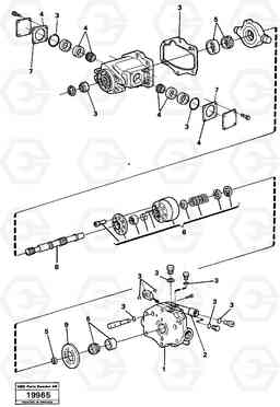 58186 Hydraulic pump L50 L50 S/N -6400/-60300 USA, Volvo Construction Equipment