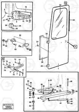 52256 Door L50 L50 S/N -6400/-60300 USA, Volvo Construction Equipment