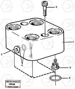 16074 Valve body L90 L90, Volvo Construction Equipment