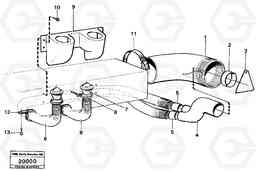24312 Auxiliary fresh air outlet. L90 L90, Volvo Construction Equipment