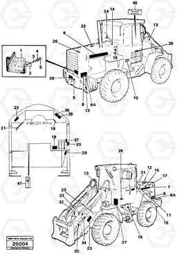 65956 Sign plates and decals L50 L50 S/N -6400/-60300 USA, Volvo Construction Equipment