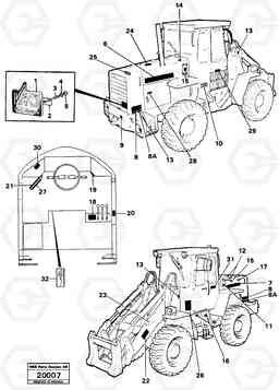 65957 Sign plates and decals L50 L50 S/N -6400/-60300 USA, Volvo Construction Equipment