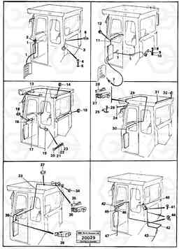 50502 Electrical system cab L50 L50 S/N -6400/-60300 USA, Volvo Construction Equipment