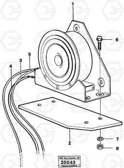 89354 Rev. warning unit 90859 A25 VOLVO BM VOLVO BM A25, Volvo Construction Equipment