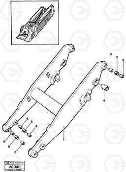 10052 Lifting framework L50 L50 S/N -6400/-60300 USA, Volvo Construction Equipment