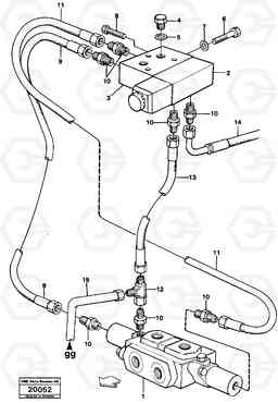 37221 Rebuild of hydraulic valve L50 L50 S/N -6400/-60300 USA, Volvo Construction Equipment