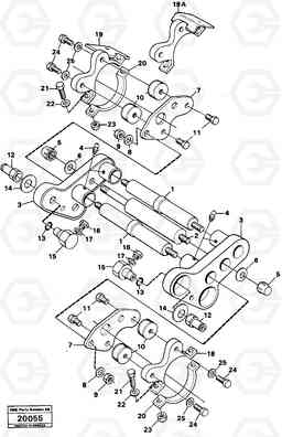 627 Automatic hose coupling, loader unit (ahc). L50 L50 S/N -6400/-60300 USA, Volvo Construction Equipment