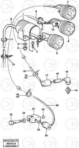 23647 Instrument. L90 L90, Volvo Construction Equipment