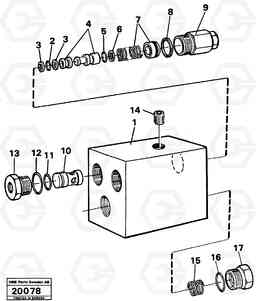 20003 Valves A25 VOLVO BM VOLVO BM A25, Volvo Construction Equipment