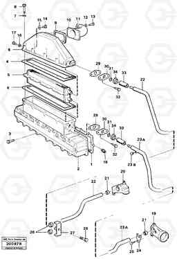 49297 Intercooler L120 Volvo BM L120, Volvo Construction Equipment