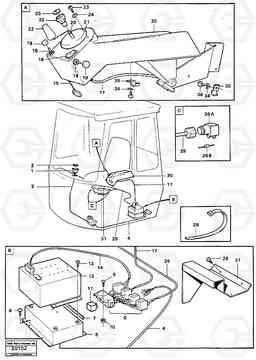 2899 Comfort drive control, electrical system L120 Volvo BM L120, Volvo Construction Equipment