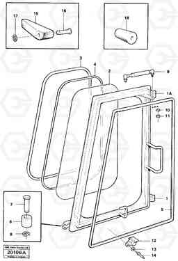 54561 Windows L120 Volvo BM L120, Volvo Construction Equipment