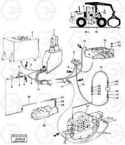 28394 Servo system. L160 VOLVO BM L160, Volvo Construction Equipment