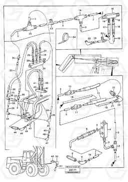 22589 Automatic lubricating L160 VOLVO BM L160, Volvo Construction Equipment