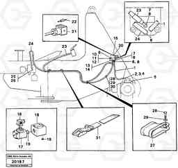 37903 Control, diff.lock. L70 L70 S/N -7400/ -60500 USA, Volvo Construction Equipment