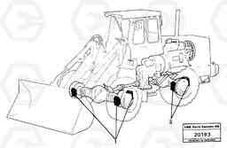 20246 Brake / planetary shaft L160 VOLVO BM L160, Volvo Construction Equipment