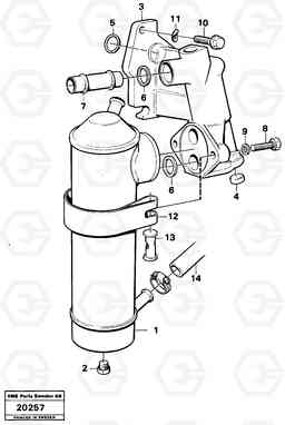 14240 Oil cooler L90 L90, Volvo Construction Equipment