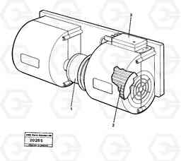 29340 Fan L120 Volvo BM L120, Volvo Construction Equipment