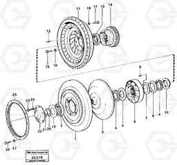 70566 Torque converter L160 VOLVO BM L160, Volvo Construction Equipment