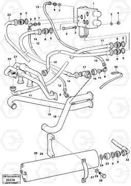 40392 Boom suspension system. L90 L90, Volvo Construction Equipment