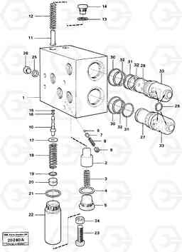 19266 Relief valve. L90 L90, Volvo Construction Equipment