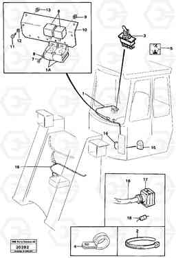 2369 Boom suspension system, Electrical system. L90 L90, Volvo Construction Equipment