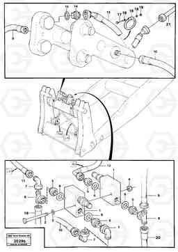 24450 Automatic hose coupling (ahc). L160 VOLVO BM L160, Volvo Construction Equipment