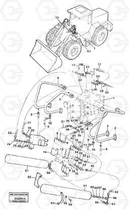 37249 Boom suspension system L160 VOLVO BM L160, Volvo Construction Equipment