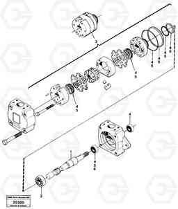 18953 Vane pump L160 VOLVO BM L160, Volvo Construction Equipment