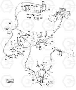 98446 Secondary steering system. L160 VOLVO BM L160, Volvo Construction Equipment